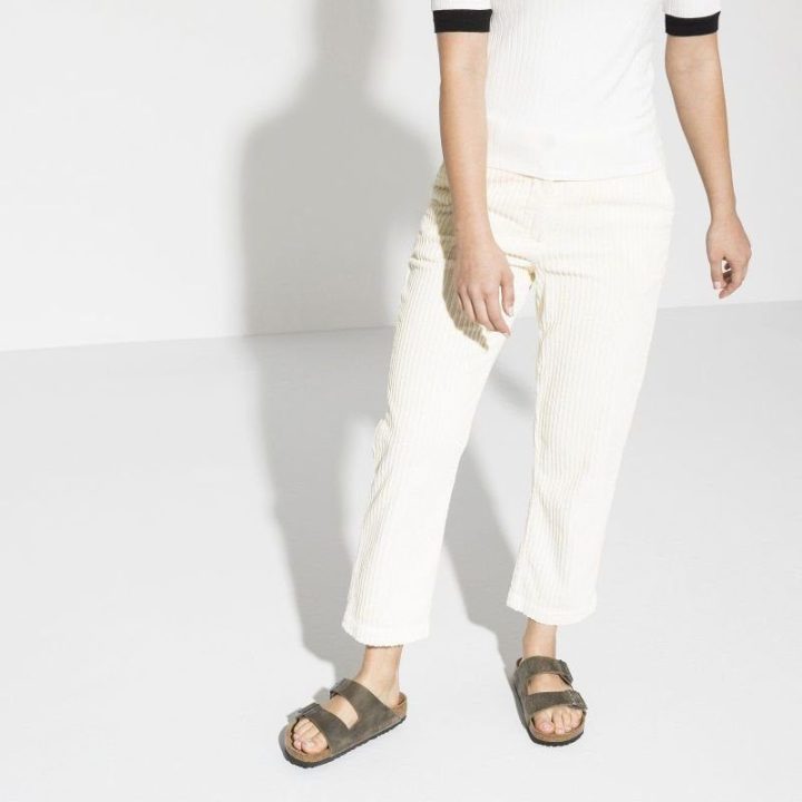 Uniseks odinės šlepetės Birkenstock Arizona, chaki