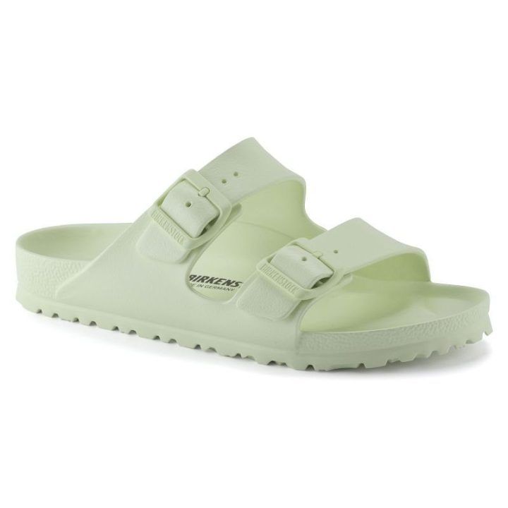 Vyriškos šlepetės plačiai pėdai Birkenstock Arizona, žalios