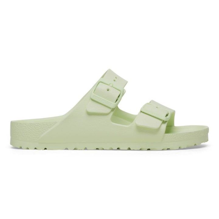 Vyriškos šlepetės plačiai pėdai Birkenstock Arizona, žalios