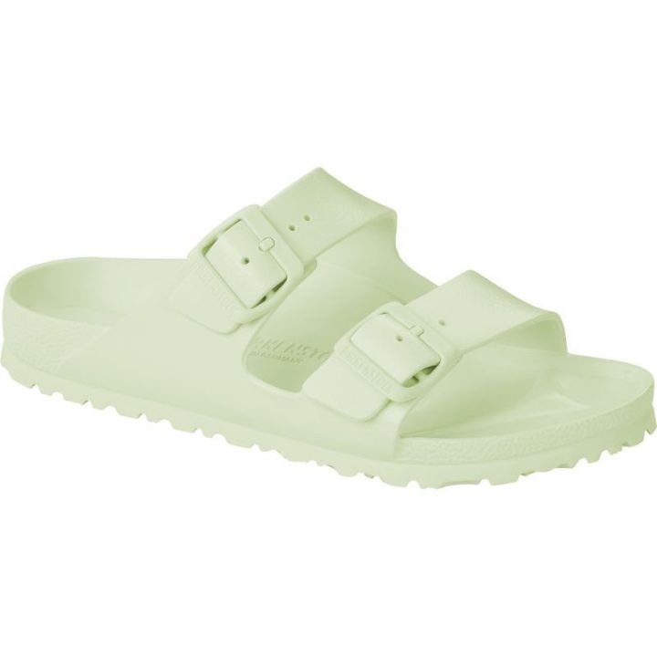 Vyriškos šlepetės plačiai pėdai Birkenstock Arizona, žalios