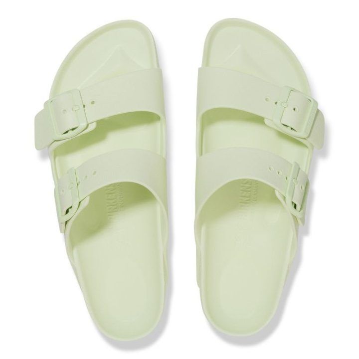 Vyriškos šlepetės plačiai pėdai Birkenstock Arizona, žalios