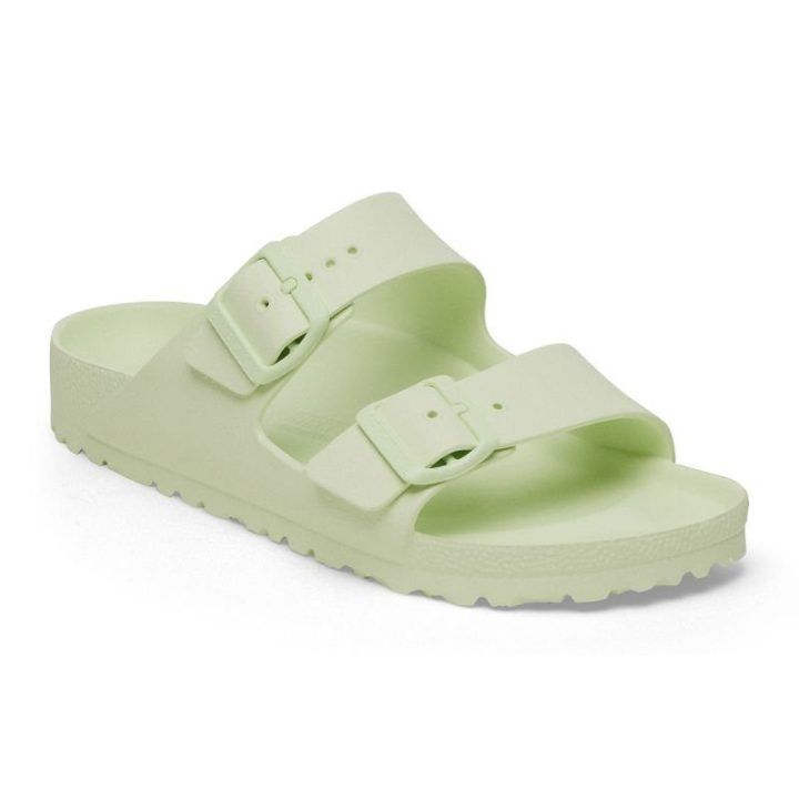 Vyriškos šlepetės plačiai pėdai Birkenstock Arizona, žalios