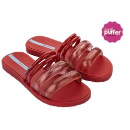 Moteriškos šlepetės Ipanema Puffer, raudonos