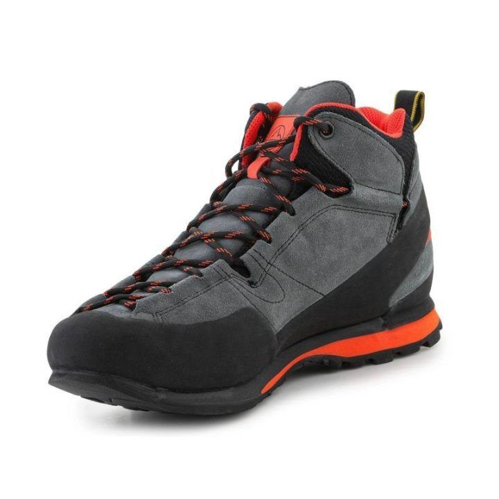 Vyriški žygio batai La Sportiva Boulder X Mid GTX, tamsiai pilki