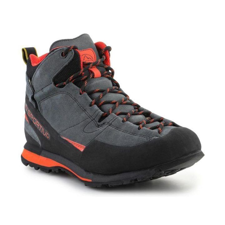 Vyriški žygio batai La Sportiva Boulder X Mid GTX, tamsiai pilki