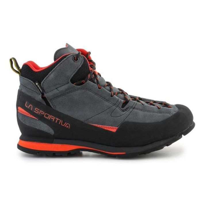 Vyriški žygio batai La Sportiva Boulder X Mid GTX, tamsiai pilki