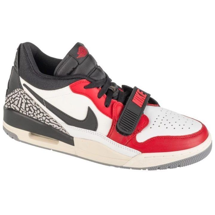 Vyriški sportbačiai Nike Jordan Air Legacy 312 Low, balti, juodi ir raudoni