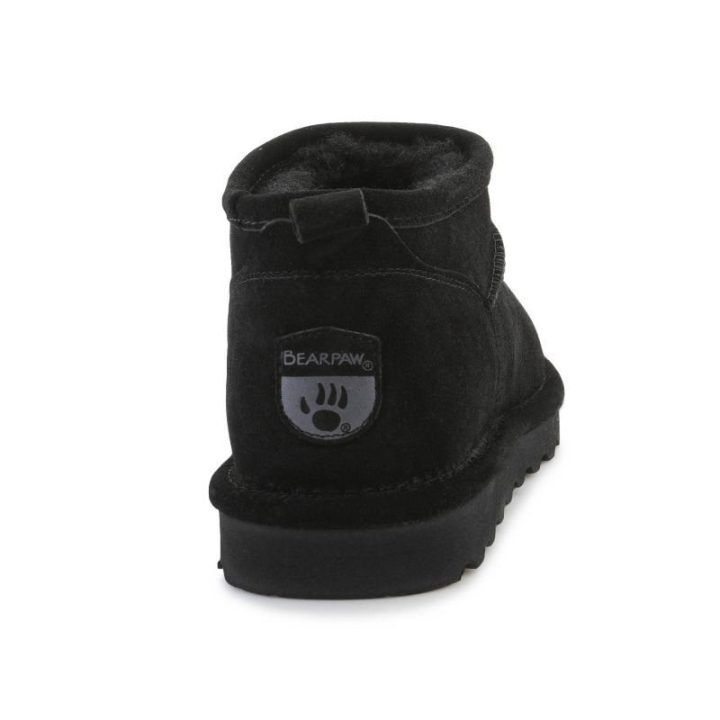 Moteriški pašiltinti aulinukai Bearpaw Super Shorty, juodi