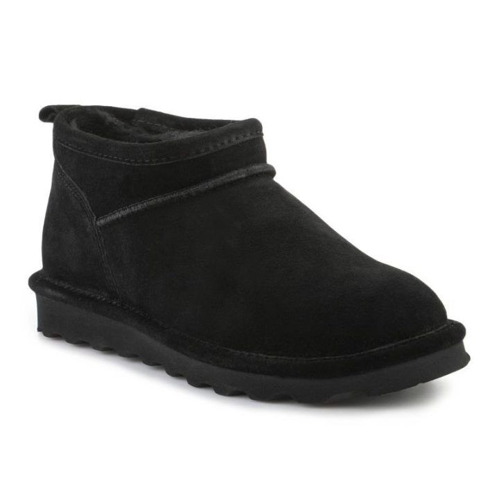 Moteriški pašiltinti aulinukai Bearpaw Super Shorty, juodi