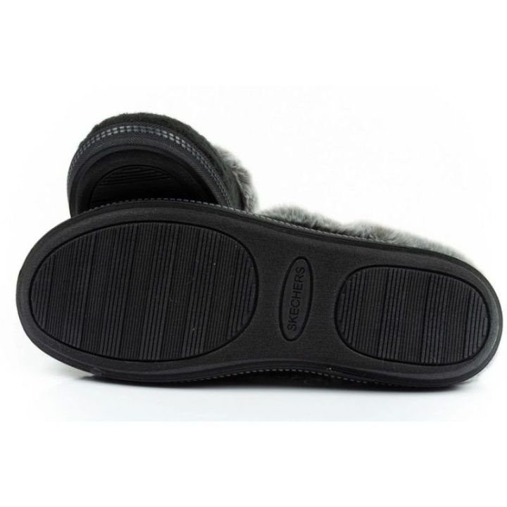 Moteriškos pašiltintos įspiriamos šlepetės Skechers