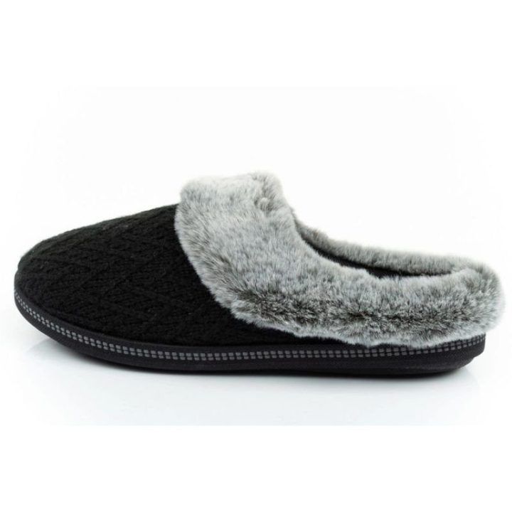 Moteriškos pašiltintos įspiriamos šlepetės Skechers