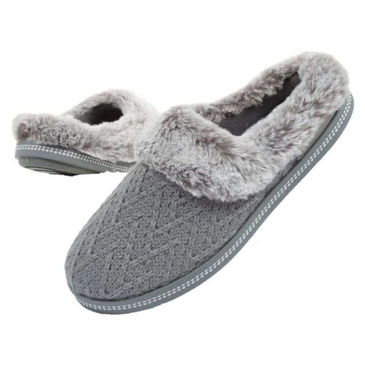 Moteriškos pašiltintos šlepetės Skechers