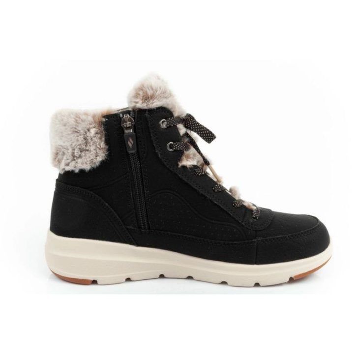 Moteriški žieminiai aulinukai Skechers Glacial Ultra, juodi