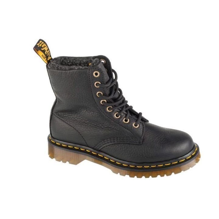 Uniseks odiniai aulinukai su raišteliais Dr. Martens 1460, juodi