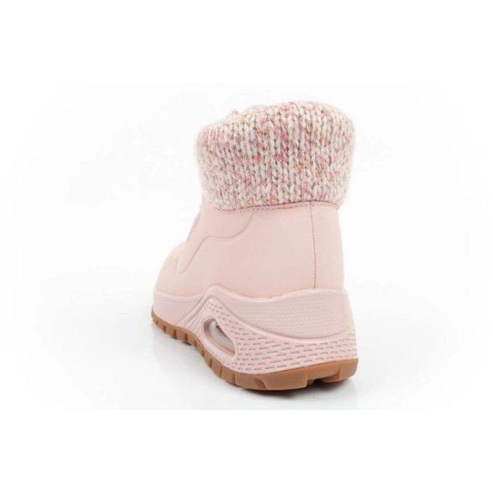 Moteriški pašiltinti batai Skechers Uno Rugged, rožiniai