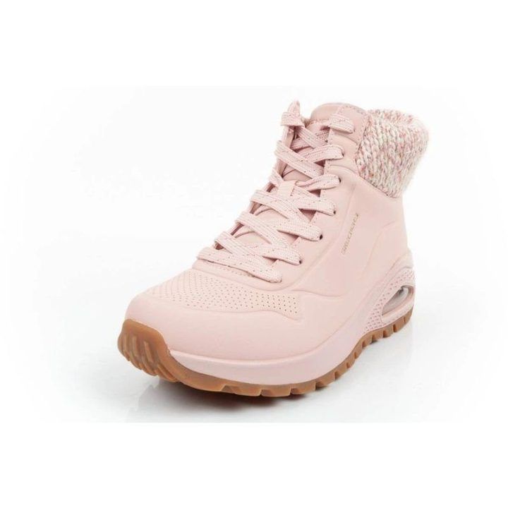 Moteriški pašiltinti batai Skechers Uno Rugged, rožiniai