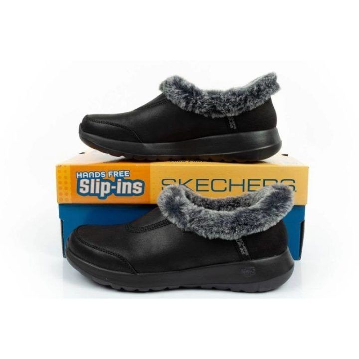 Moteriški įspiriami žieminiai batai Skechers ON-THE, juodi