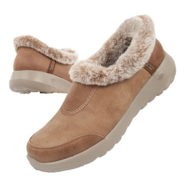 Moteriški įspiriami žieminiai batai Skechers ON-THE W, rudi