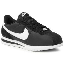 Moteriški sportbačiai Nike Cortez, juodi ir balti