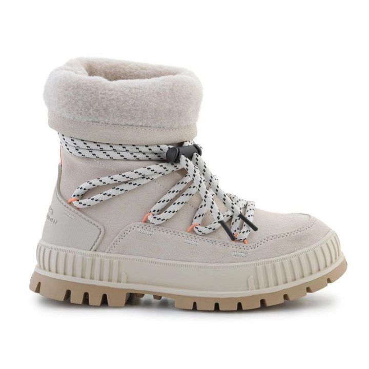 Moteriški žieminiai batai Palladium Pallashock Hiver, kreminiai