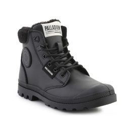 Moteriški pašiltinti auliniai batai Palladium Pampa Hi, juodi