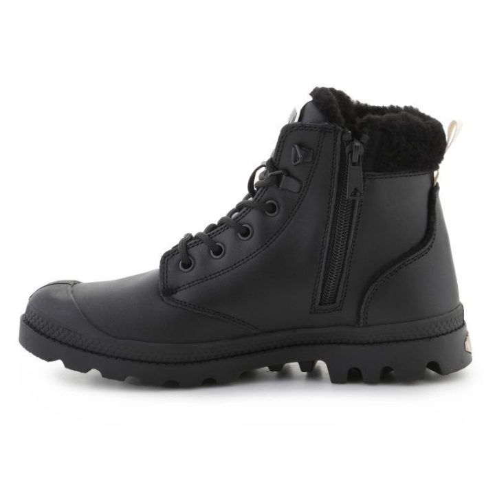 Moteriški pašiltinti auliniai batai Palladium Pampa Hi, juodi