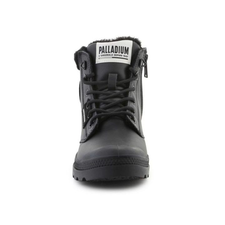 Moteriški pašiltinti auliniai batai Palladium Pampa Hi, juodi