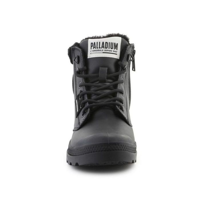Moteriški pašiltinti auliniai batai Palladium Pampa Hi, juodi