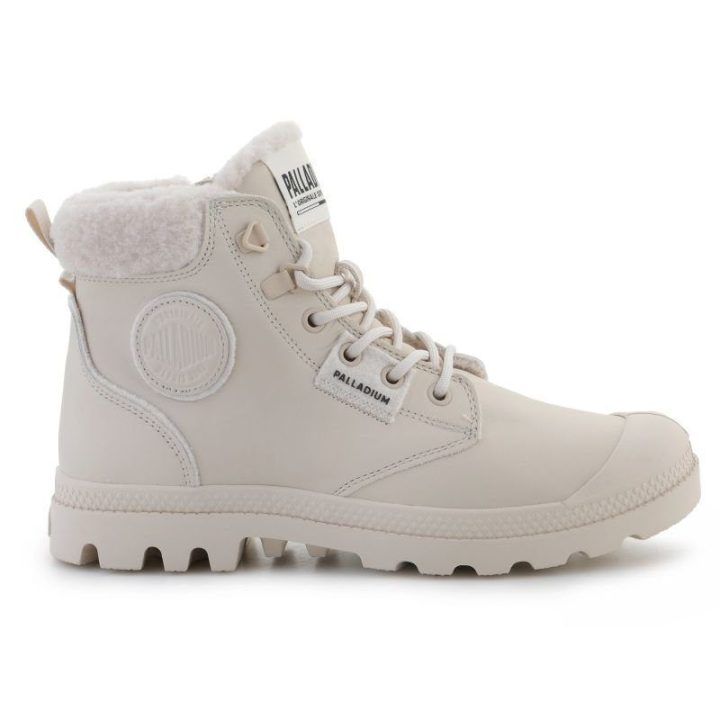 Moteriški žieminiai batai Palladium Pampa Hi Snow Warm, kreminiai