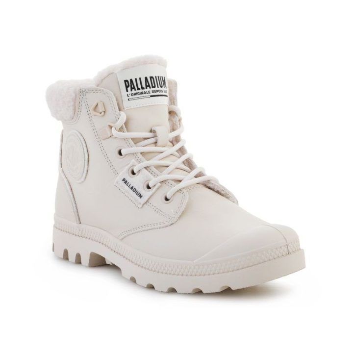 Moteriški žieminiai batai Palladium Pampa Hi Snow Warm, kreminiai