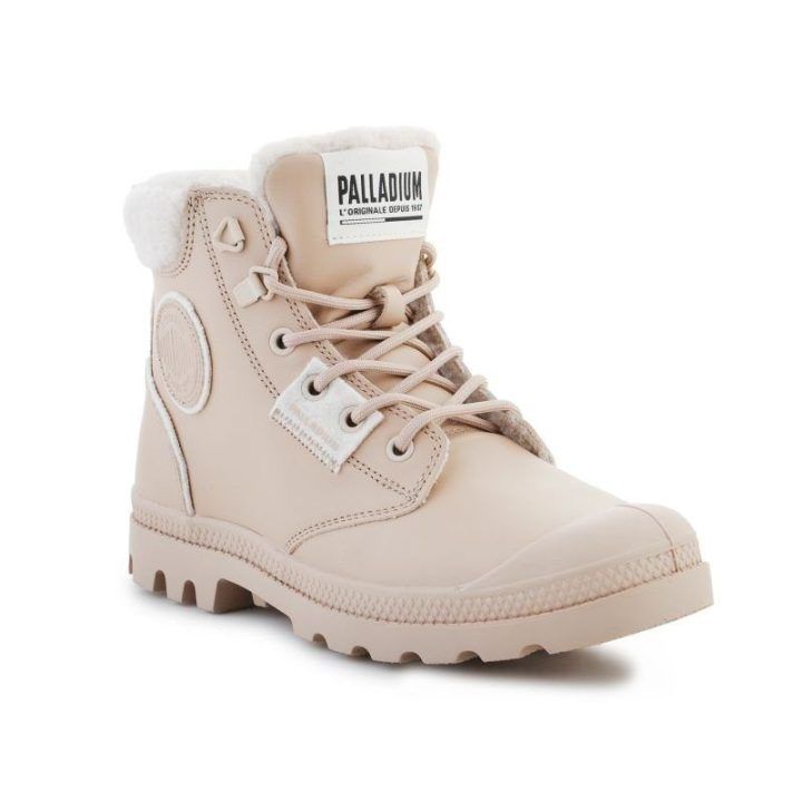 Moteriški žieminiai batai Palladium Pampa Hi Snow Warm, smėlio
