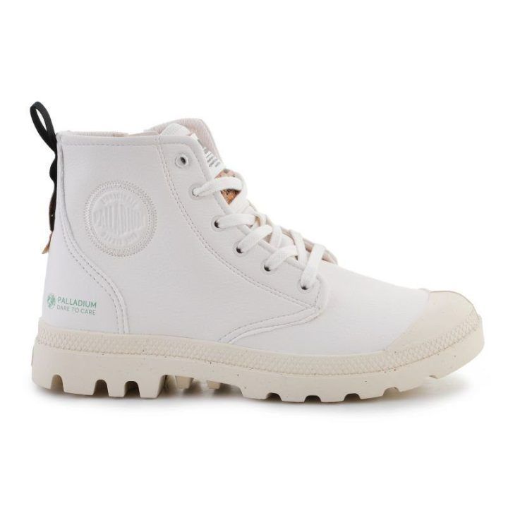 Moteriški aukšti sportbačiai Palladium Pampa Hi Re Vegan Lth, balti