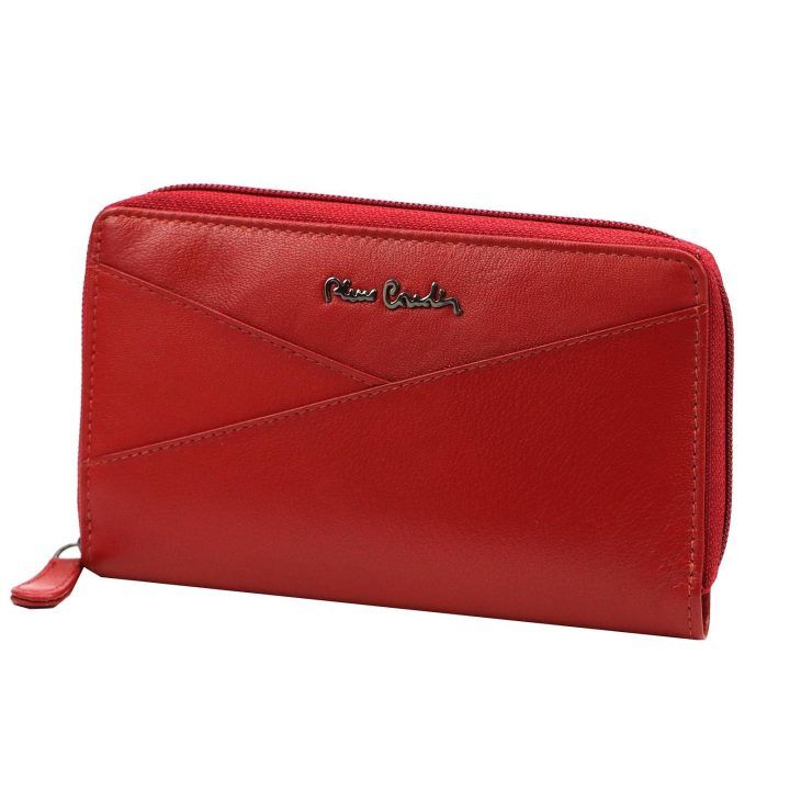 Moteriška natūralios odos piniginė Pierre Cardin, 17 × 10,5 × 2,5 cm