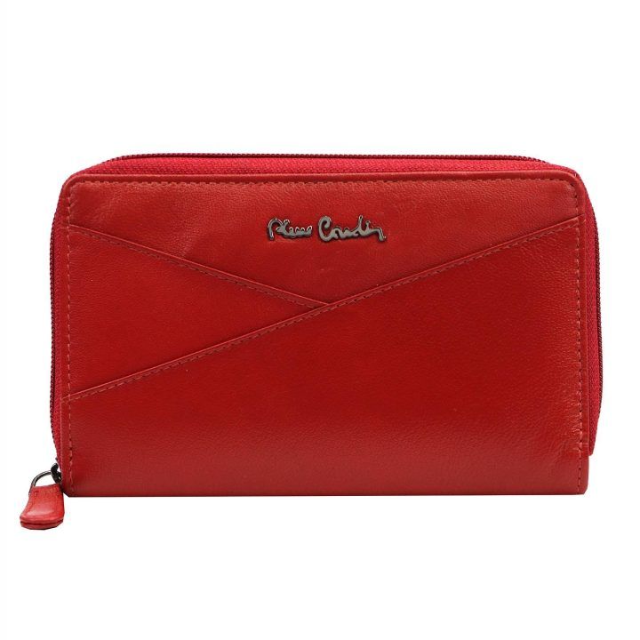 Moteriška natūralios odos piniginė Pierre Cardin, 17 × 10,5 × 2,5 cm