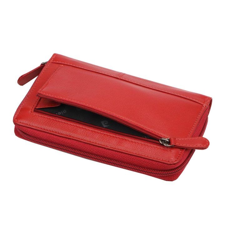 Moteriška natūralios odos piniginė Pierre Cardin, 17 × 10,5 × 2,5 cm