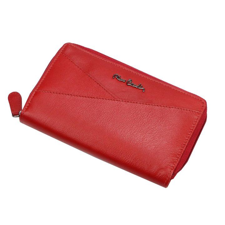 Moteriška natūralios odos piniginė Pierre Cardin, 17 × 10,5 × 2,5 cm