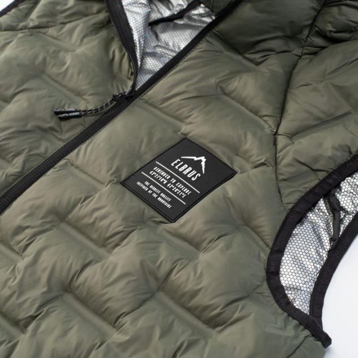 Vyriška dygsniuota liemenė su gobtuvu Elbrus Huel Vest Primaloft
