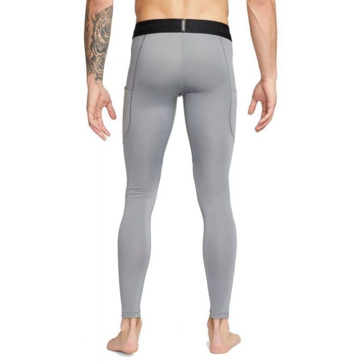 Vyriškos ilgos termoaktyviosios kelnės Nike Pro, pilkos