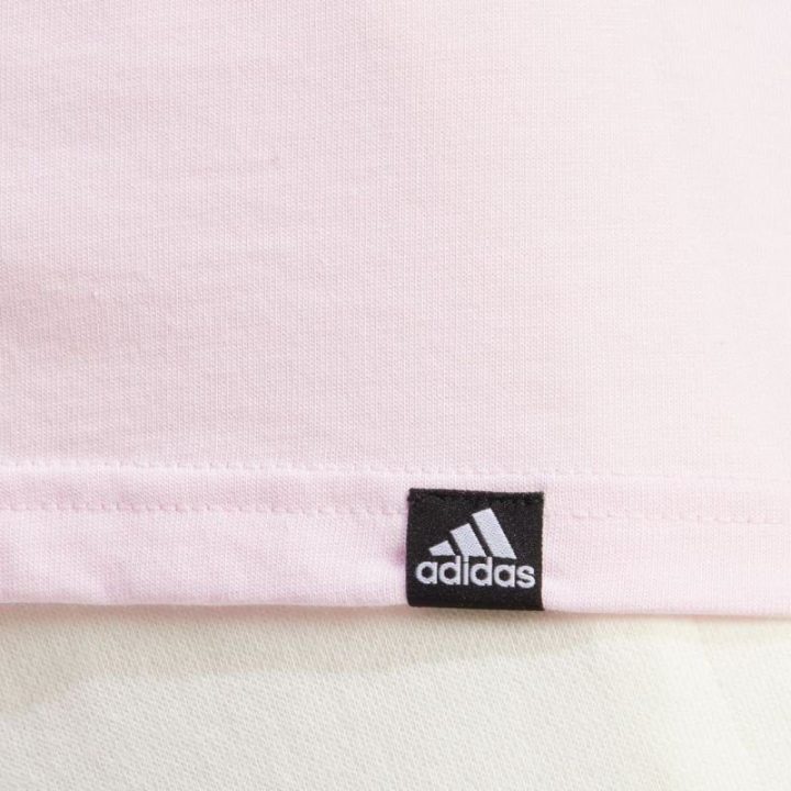 Moteriški medvilniniai marškinėliai adidas Xpress Logo, rožiniai