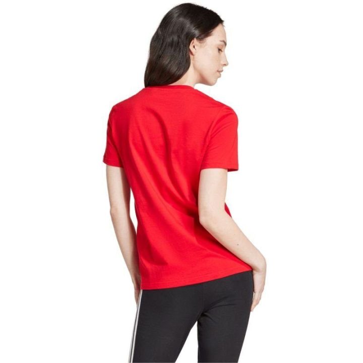 Moteriški marškinėliai adidas Loungewear Essentials, raudoni
