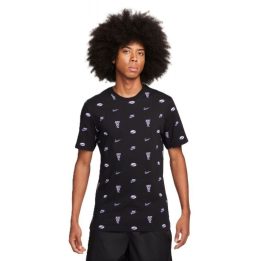 Vyriški medvilniniai marškinėliai Nike Sportswear, juodi