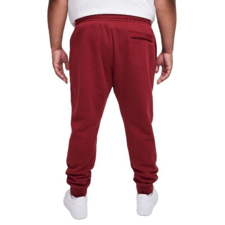 Vyriškos medvilninės sportinės kelnės Nike NSW Club Jogger, bordo