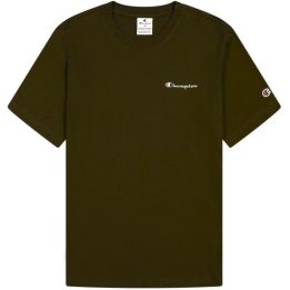 Vyriški medvilniniai marškinėliai Champion SS Tee, alyvuogių