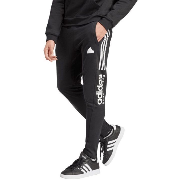 Vyriškos sportinės kelnės adidas House of Tiro Fleece, juodos
