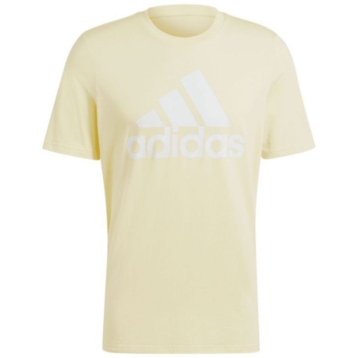 Vyriški medvilniniai marškinėliai adidas Essentials, geltoni