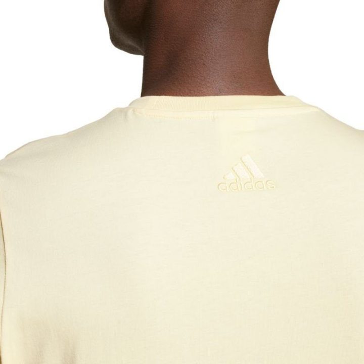 Vyriški medvilniniai marškinėliai adidas Essentials, geltoni