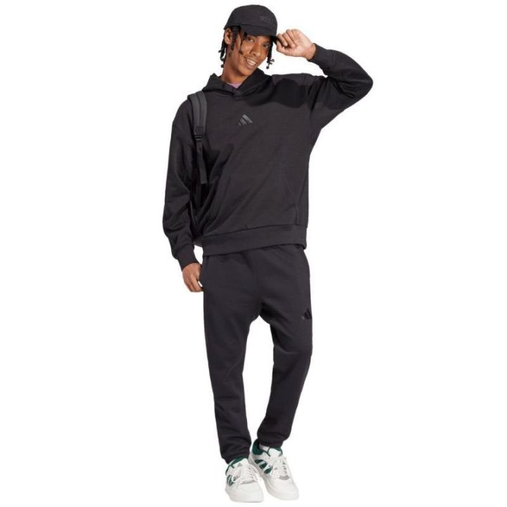 Vyriškas medvilninis džemperis adidas All Szn Fleece, juodas