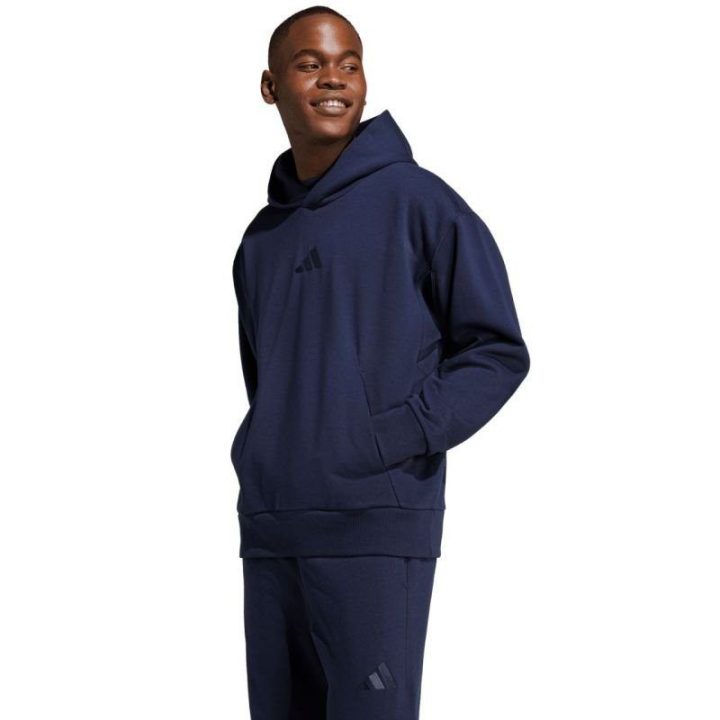 Vyriškas džemperis su gobtuvu adidas All Szn Fleece, tamsiai mėlynas