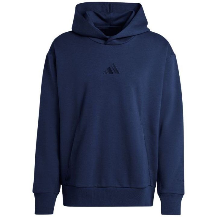 Vyriškas džemperis su gobtuvu adidas All Szn Fleece, tamsiai mėlynas