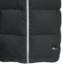 Vyriška liemenė su užtrauktuku Jack Wolfskin Nature Corduroy, juoda